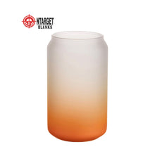 Load image into Gallery viewer, 16 oz Gradient Color Sublimation Glass Soda Can
